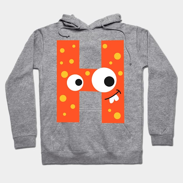 H Letter Hoodie by Mako Design 